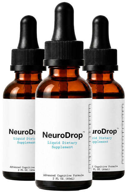 Três frascos de NeuroDrop